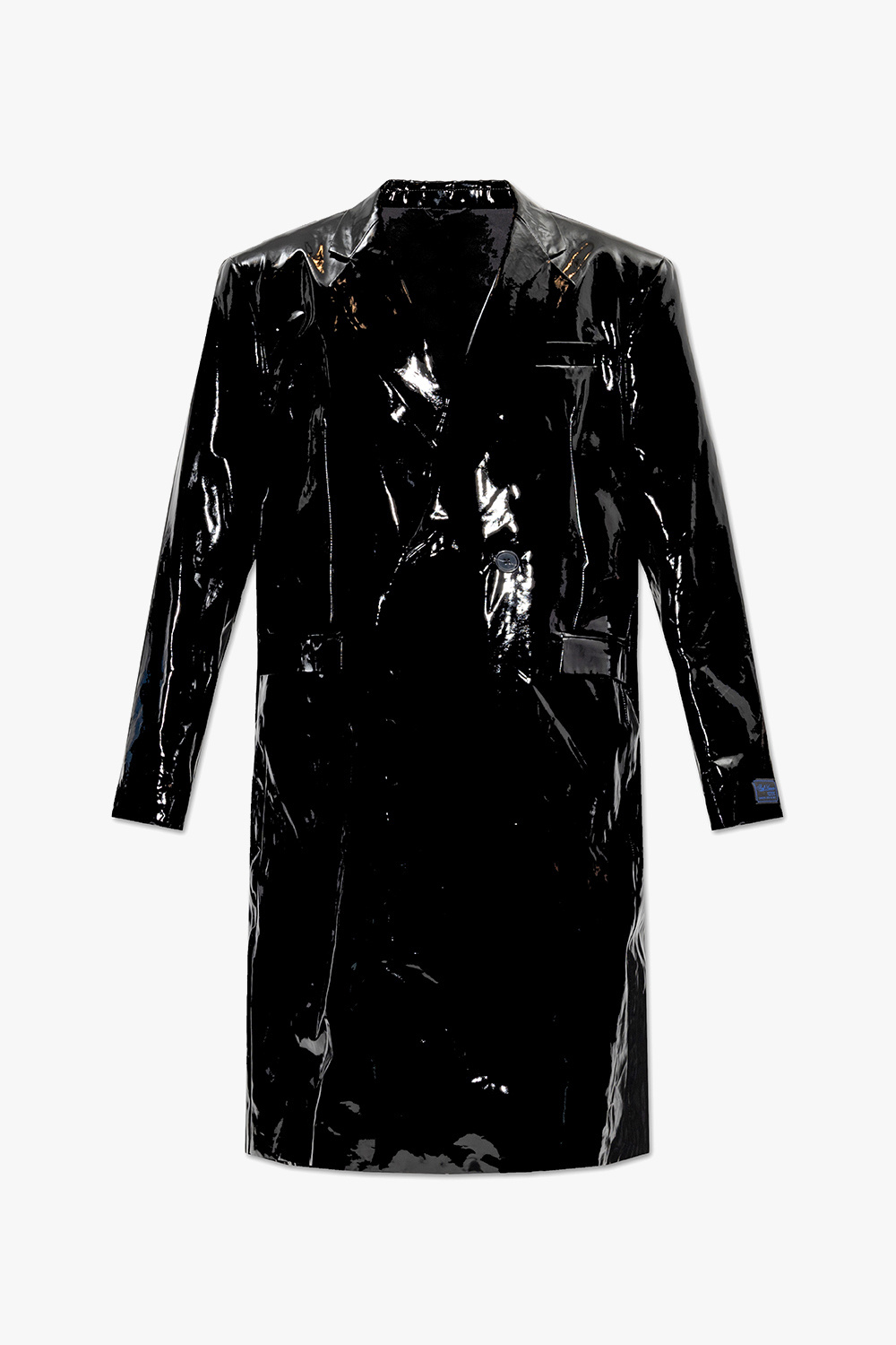 Black Double-breasted coat Raf Simons - GenesinlifeShops Italy